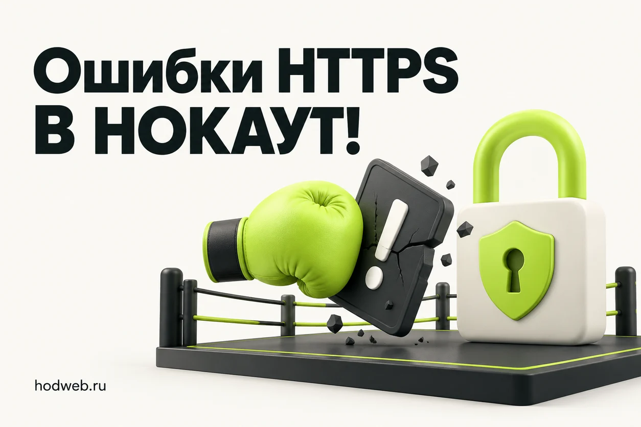 Исправление ошибок HTTPS: боксёрская перчатка и предупреждение о сертификате